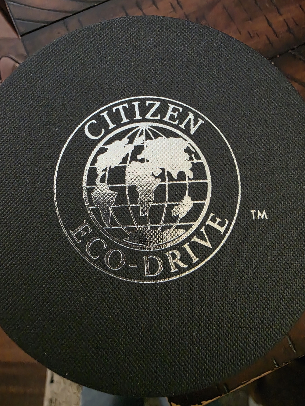 Citizen Eco-Drive Men's Black Chronograph Watch Navy Blue Dial (Brand NEW) - Picture 3 of 11